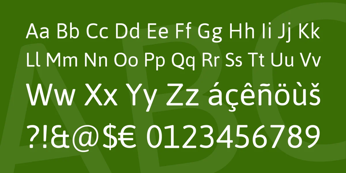 Asap Font Family preview 4
