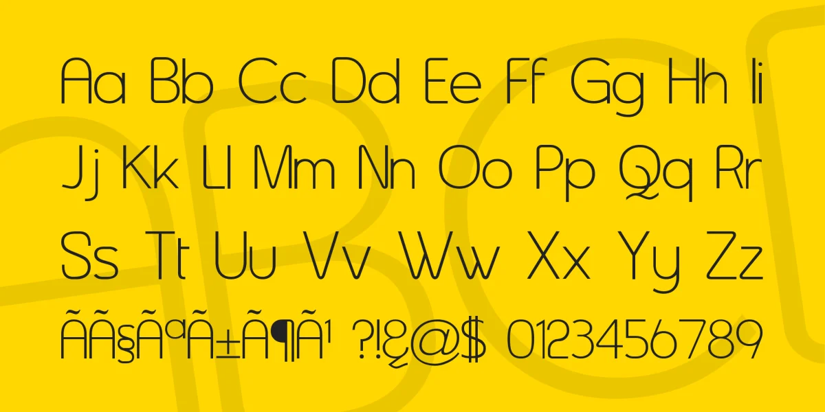 Asenine Font Family preview 4