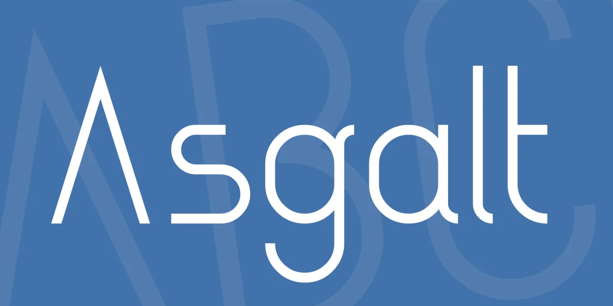 Asgalt Font