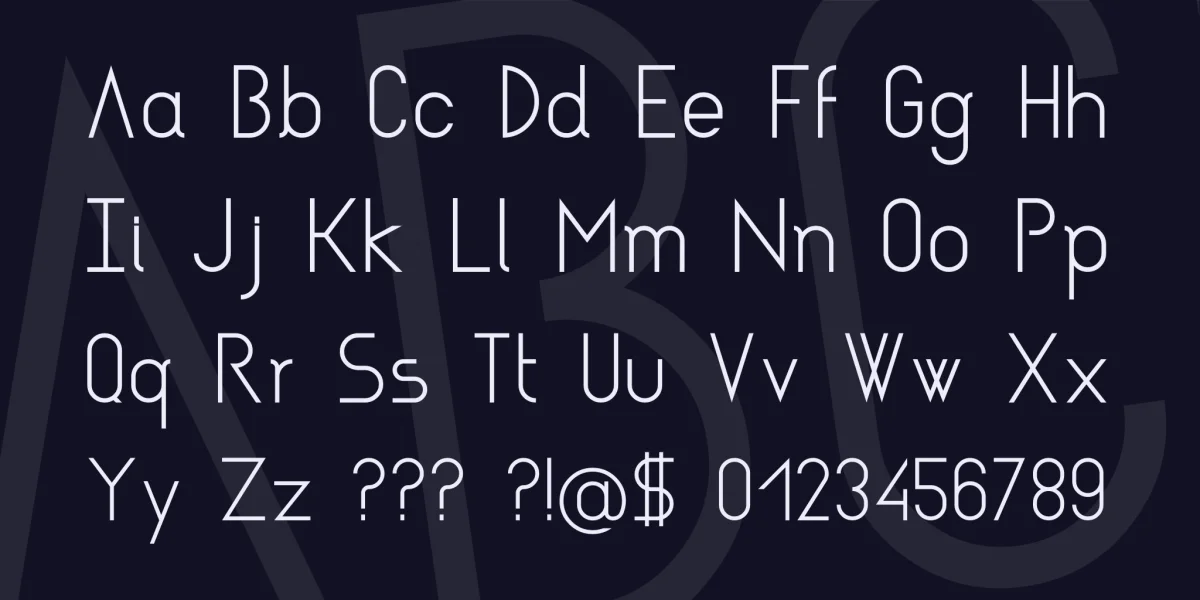 Asgalt Font preview 3