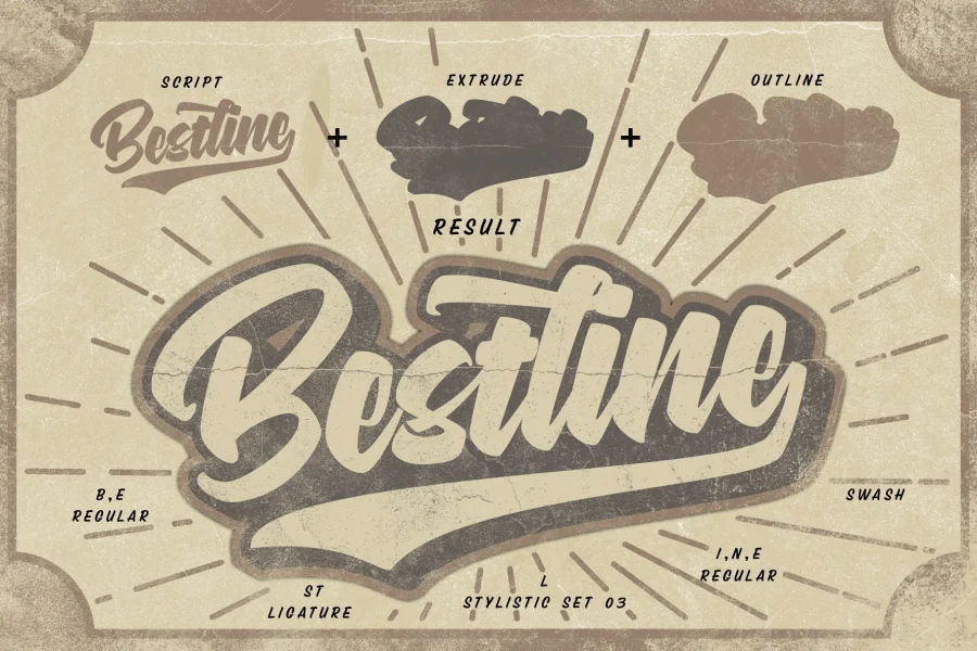 Asterik Font preview 4