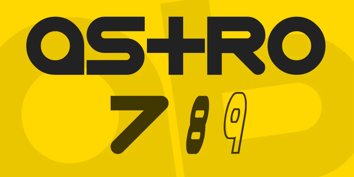 Astro Font Family