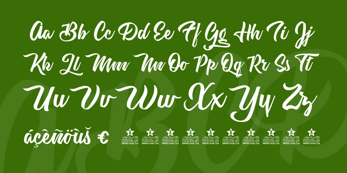 Astrovegan Personal Use Font preview 4