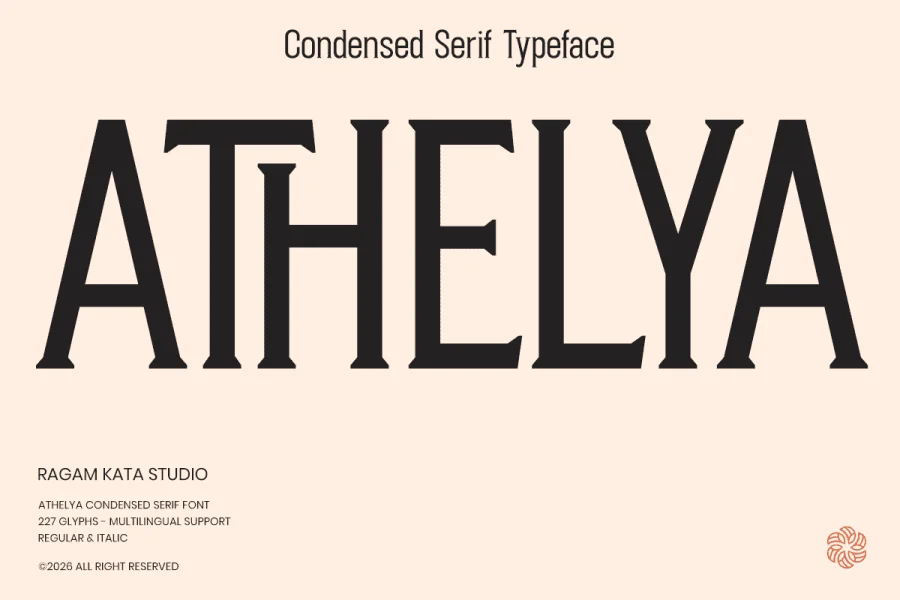 Athelya Demo Font