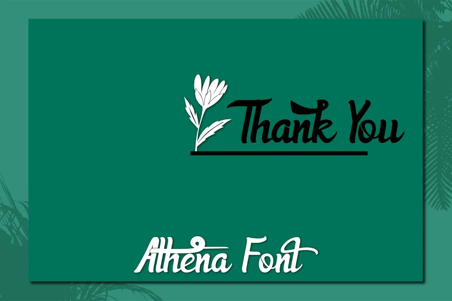 Athena Font preview 7