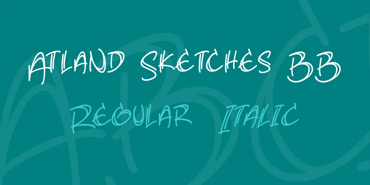 Atland Sketches BB Font Family