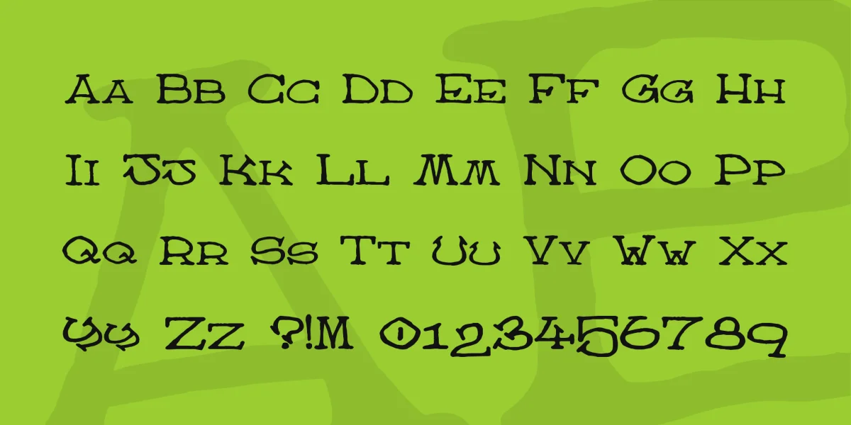 Atlas of the Magi Font preview 3