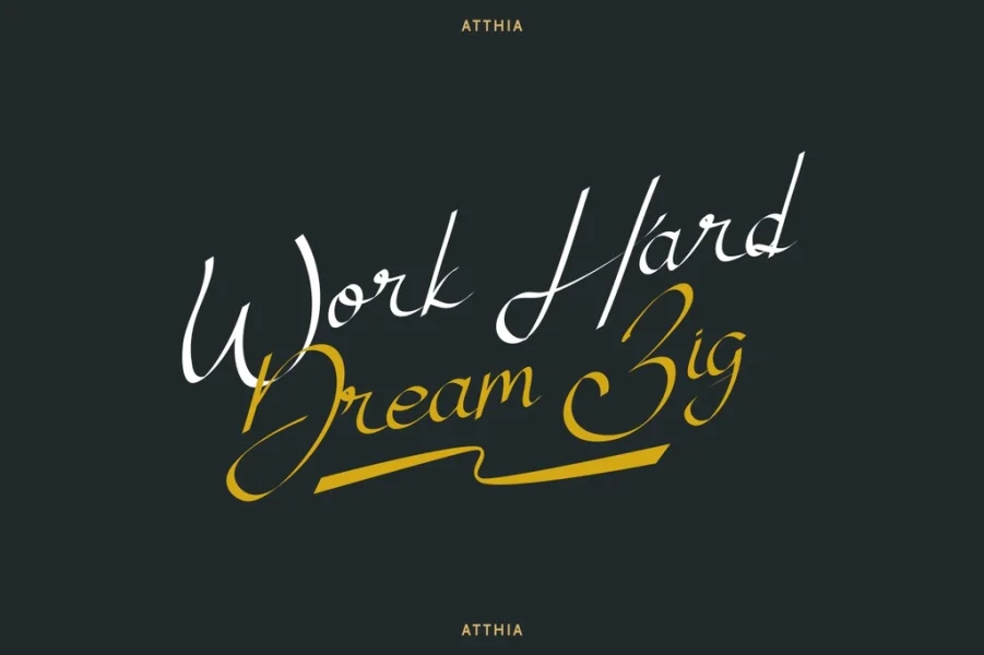 Atthia Demo Font Family preview 10