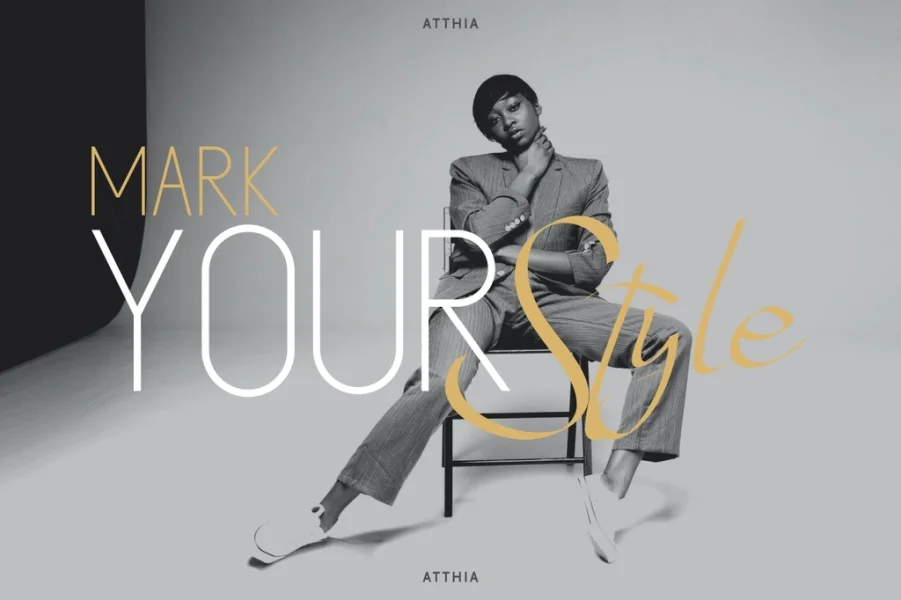 Atthia Demo Font Family preview 3