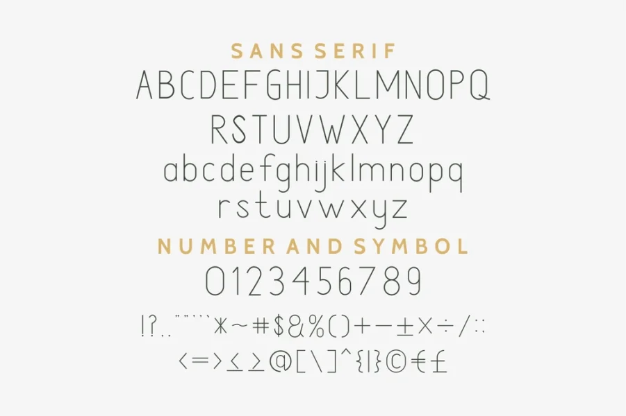 Atthia Demo Font Family preview 8
