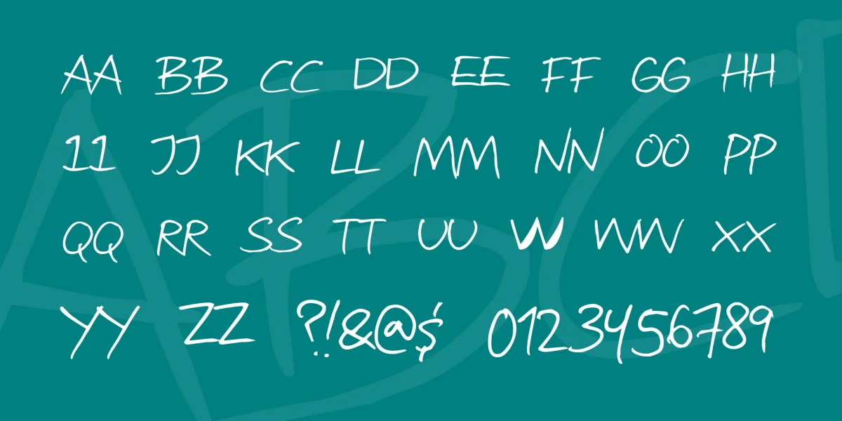 Attract more women Font preview 4
