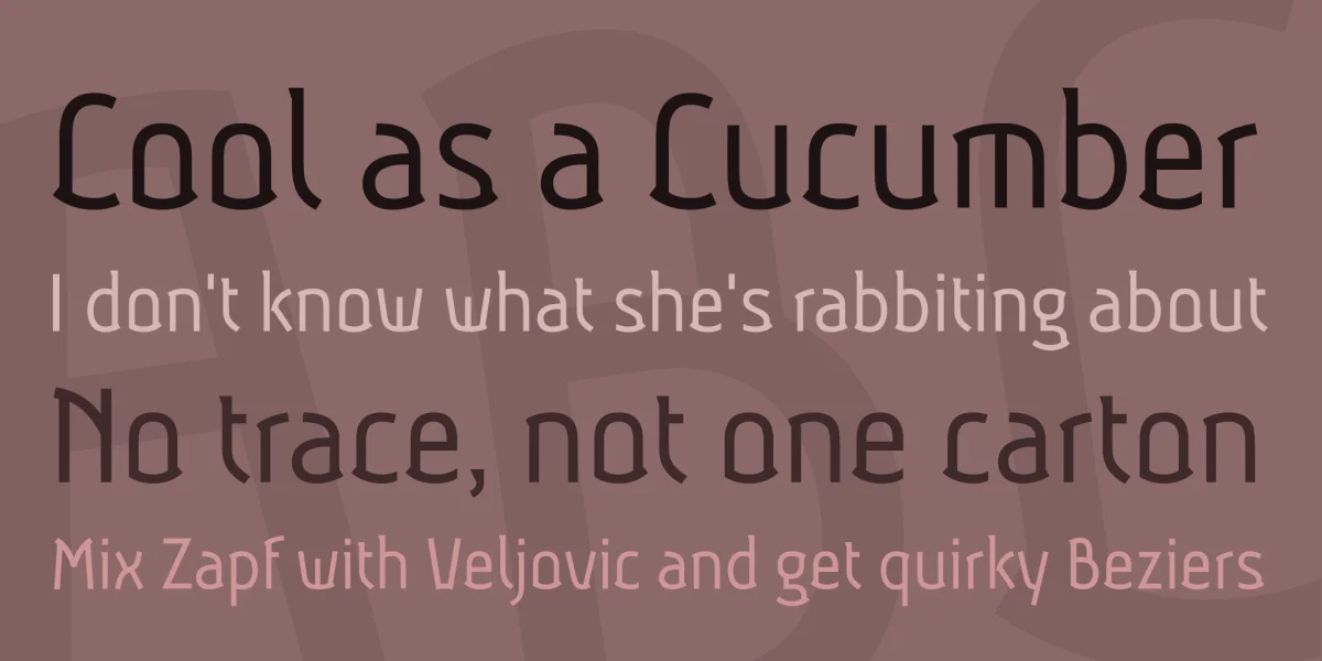 Aubrey Font preview 2
