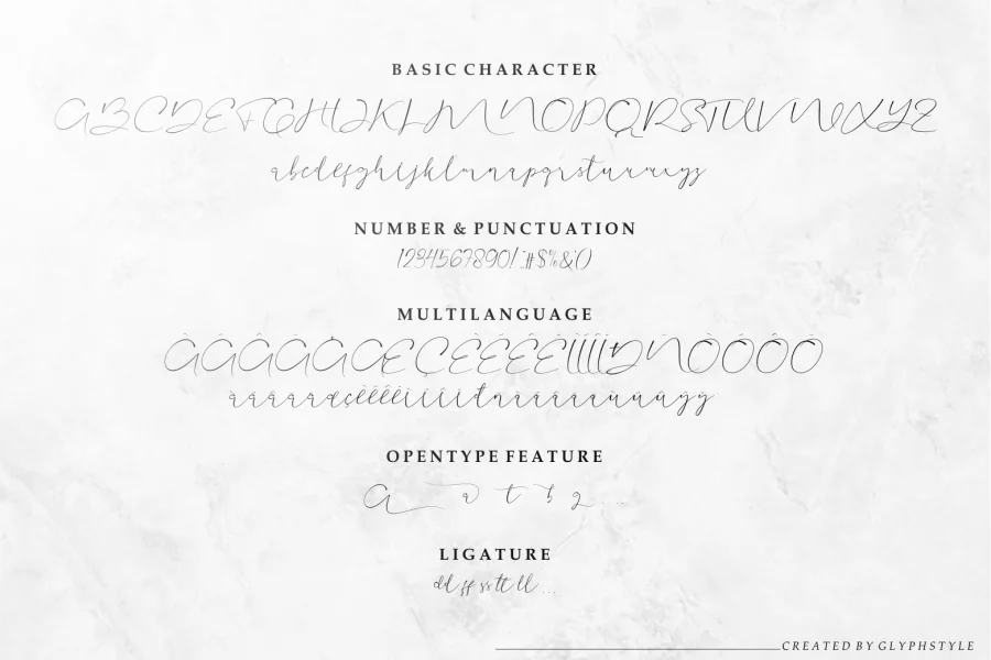 Aullia DEMO Font preview 7