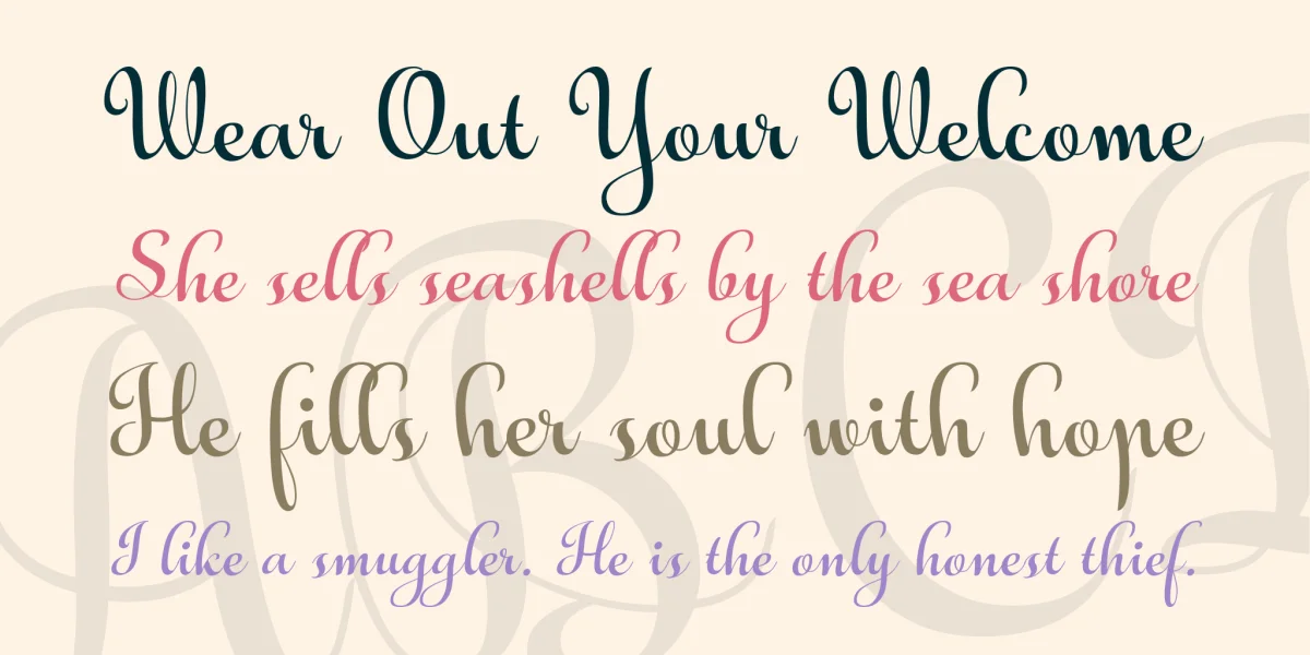 Aulyars Font Family preview 4