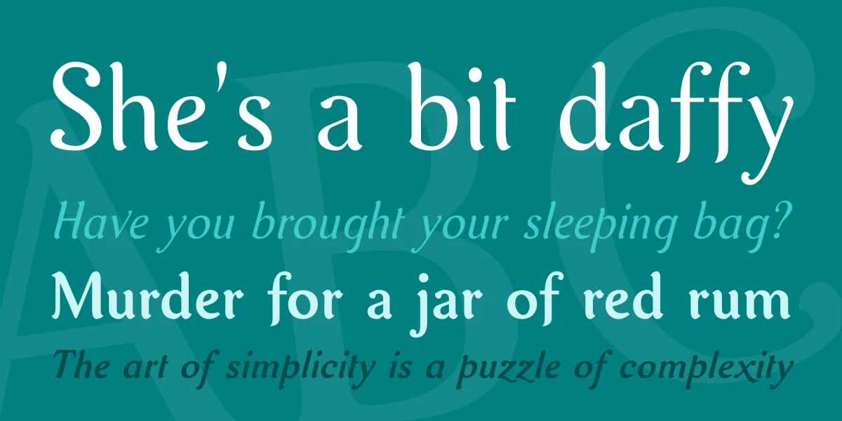 Aurelis ADF Font Family preview 2