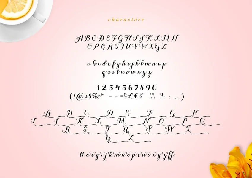 Aurella Font preview 2