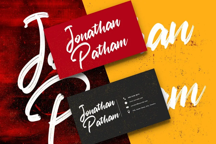Austhind Font preview 5