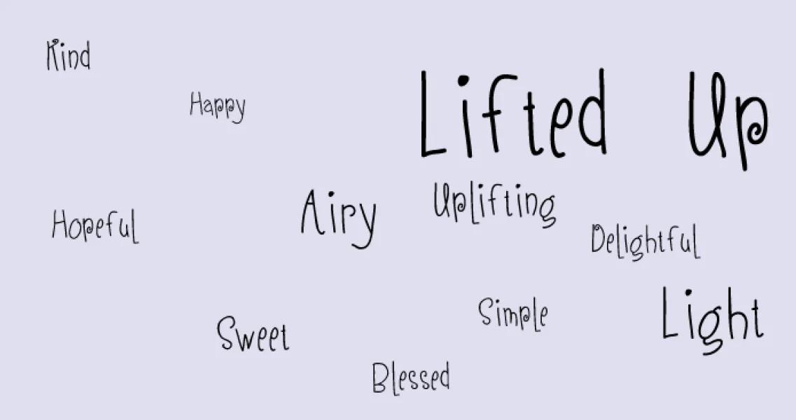 Austie Bost Lifted Up Font preview 2