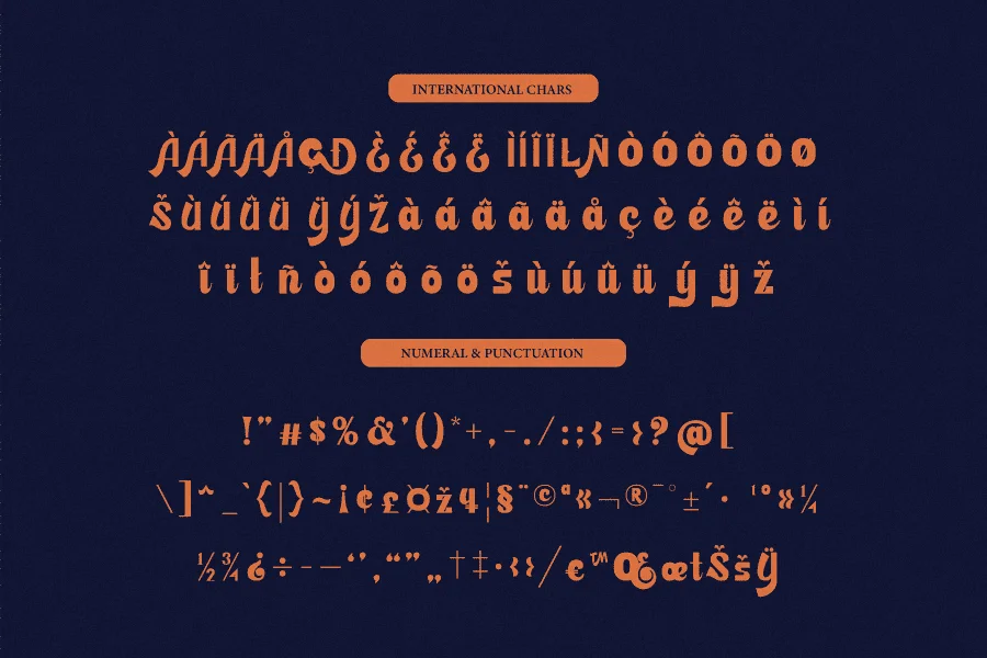 Austin Shocks Font preview 9