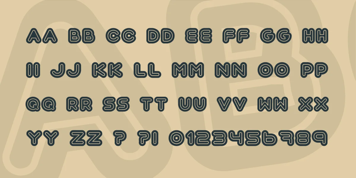 Automania Font preview 2