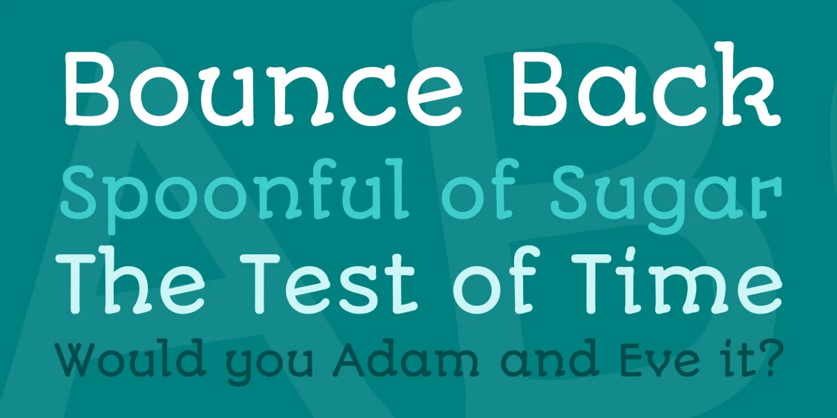 Autour One Font preview 2