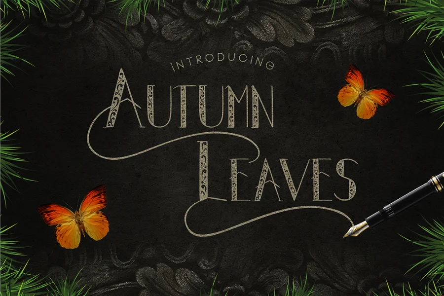 Autumn Leaves Font