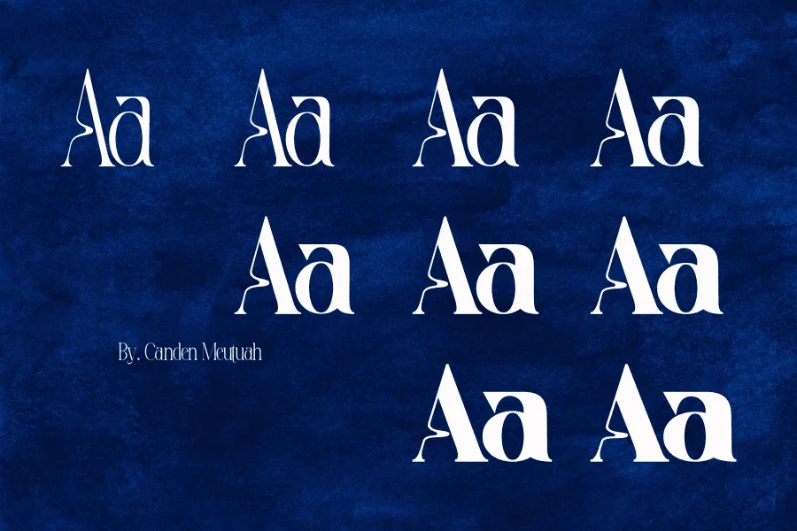 Avathor Type Font Family preview 3