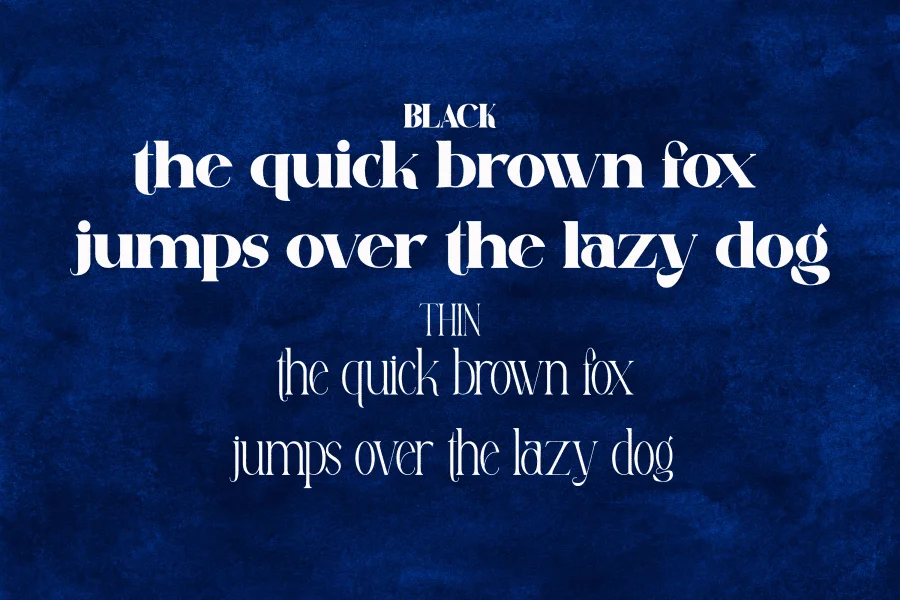 Avathor Type Font Family preview 4
