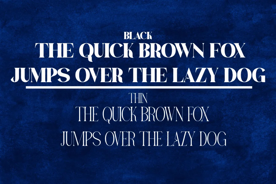 Avathor Type Font Family preview 5