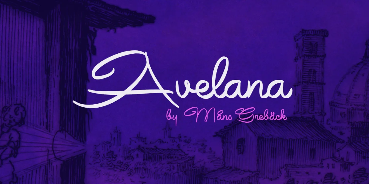 Avelana Font Family preview 2
