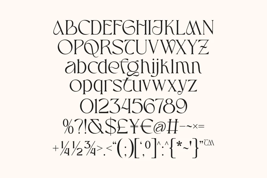 Aveltin Font preview 5