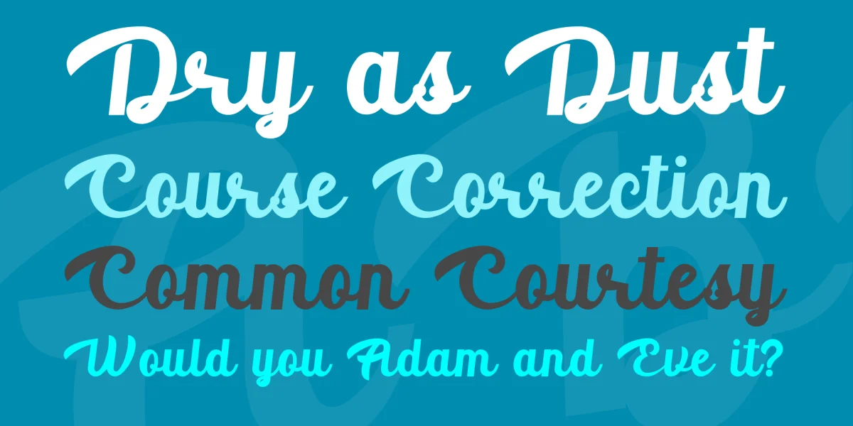 Aventurina Font preview 2