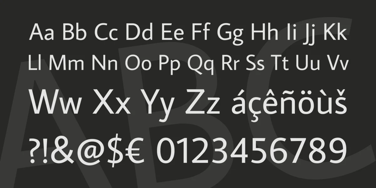 Average Sans Font preview 5