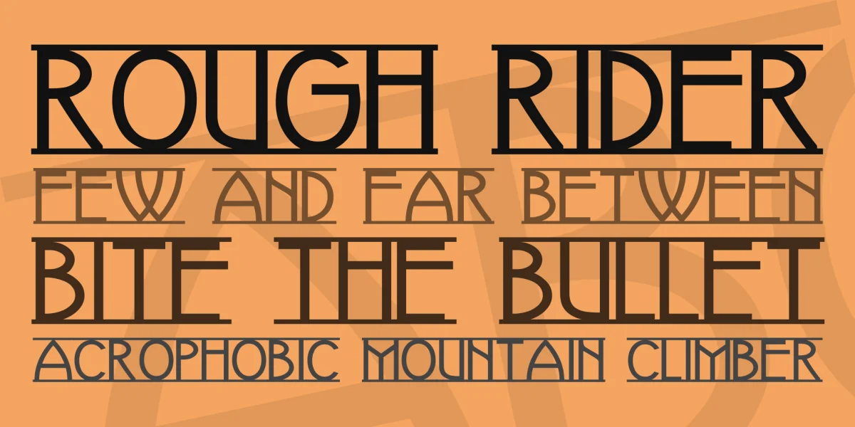 Avignon NF Font preview 2