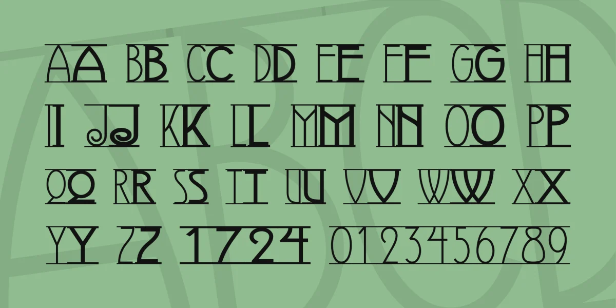 Avignon NF Font preview 3