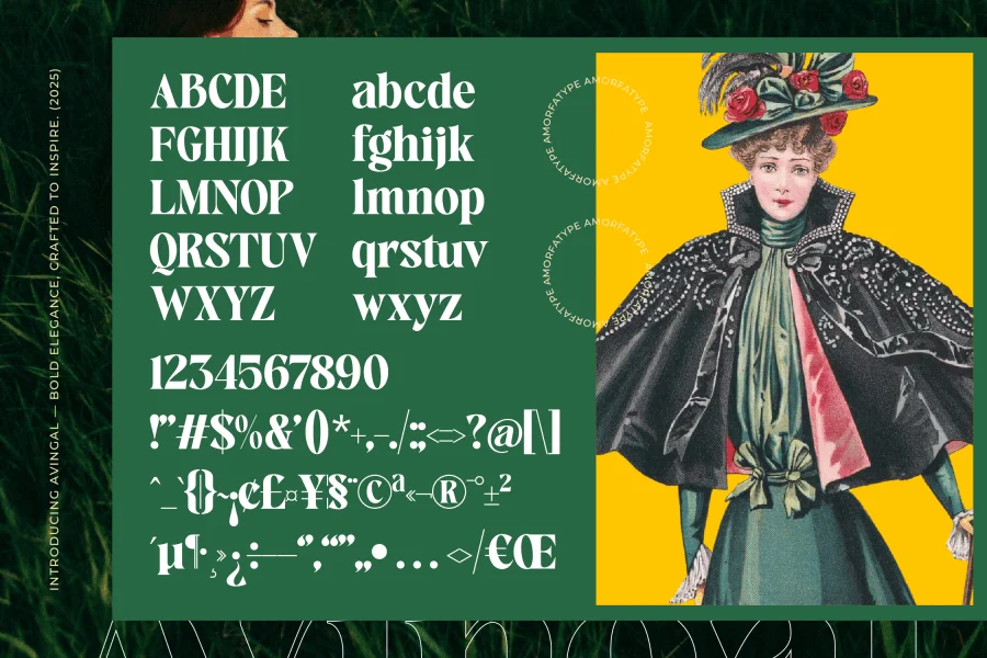 Avingal Font preview 10