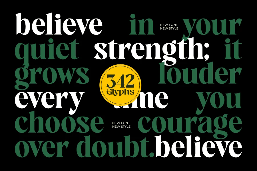 Avingal Font preview 5