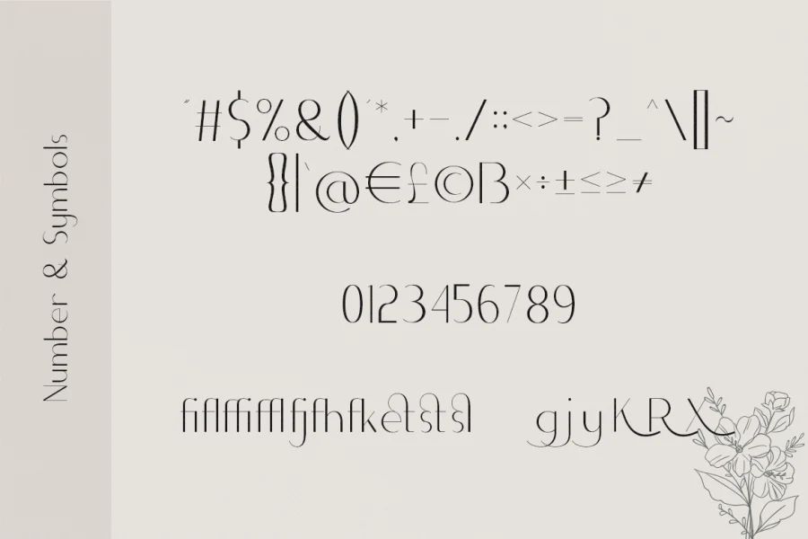 Avoda Font preview 3