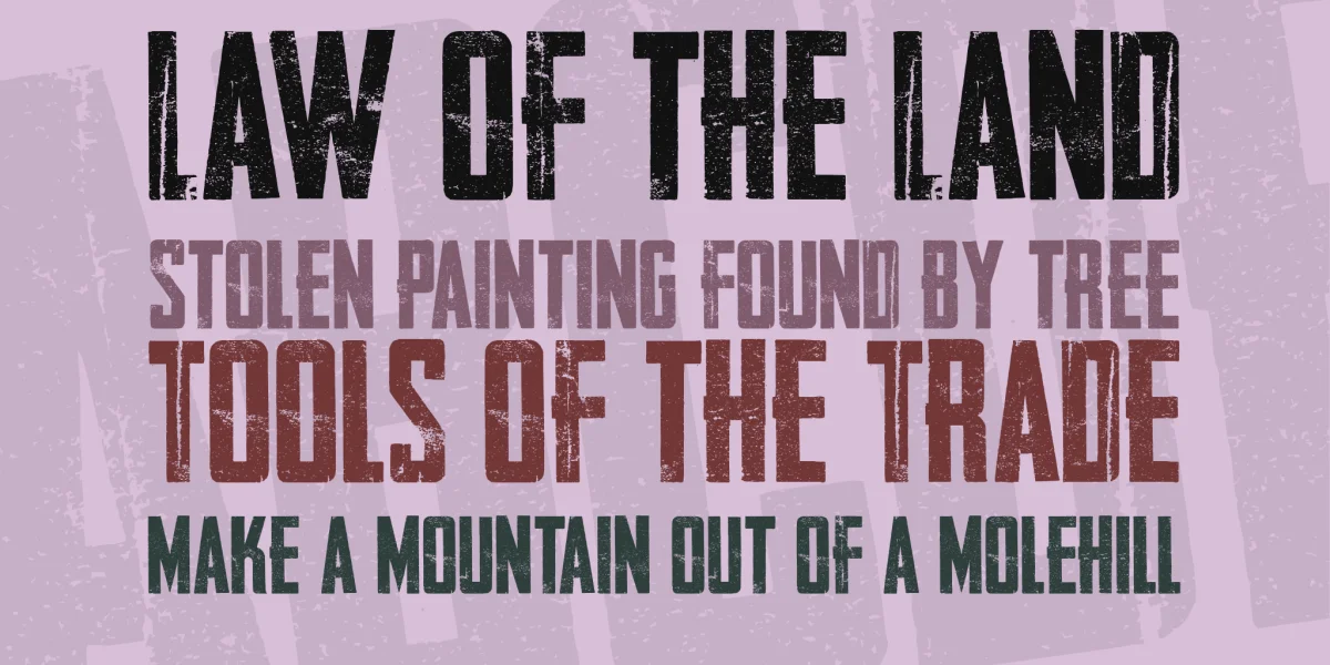 AWAKENNING Font preview 2