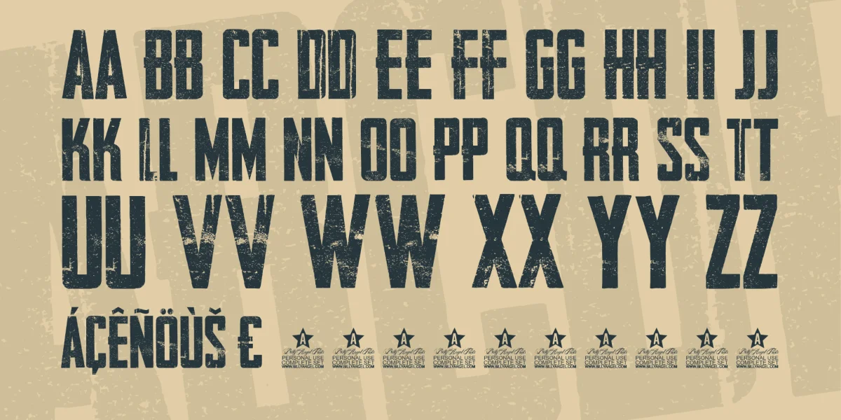 AWAKENNING Font preview 3