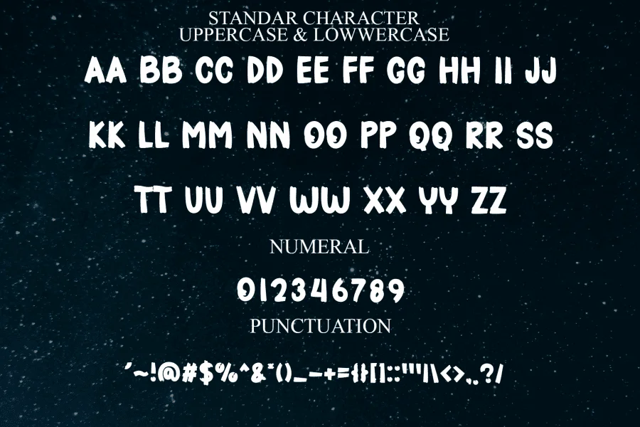 Awesome Rainbow Font preview 7