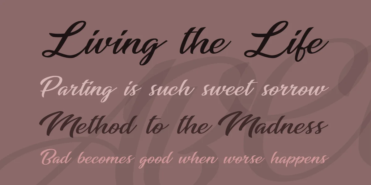 Awesome Season Personal Use Font preview 3
