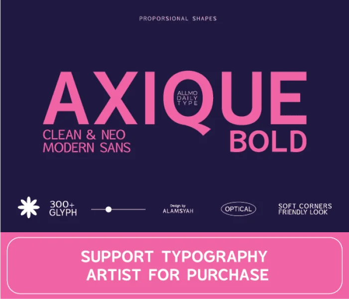 Axique Bold Font