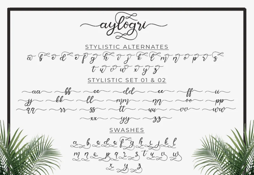 Aylogri Font preview 10