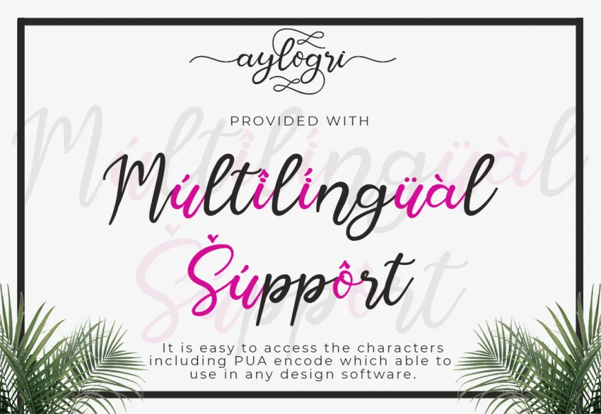 Aylogri Font preview 11