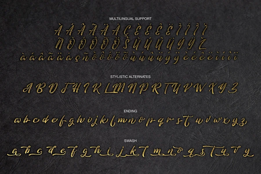 Azkasia Font preview 10