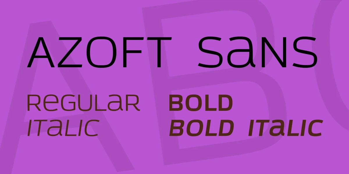 Azoft Sans Font Family