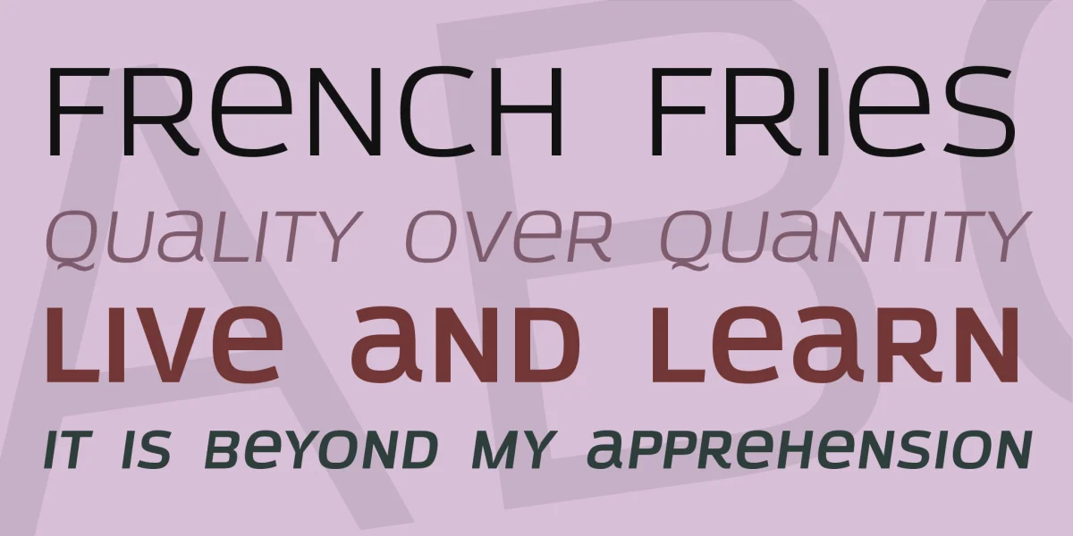 Azoft Sans Font Family preview 2