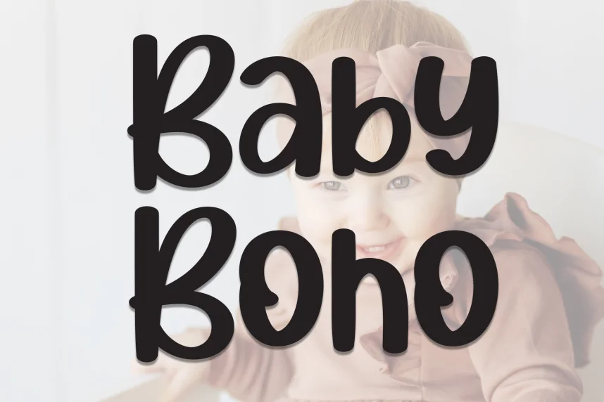 Baby Boho Playful Font preview 2