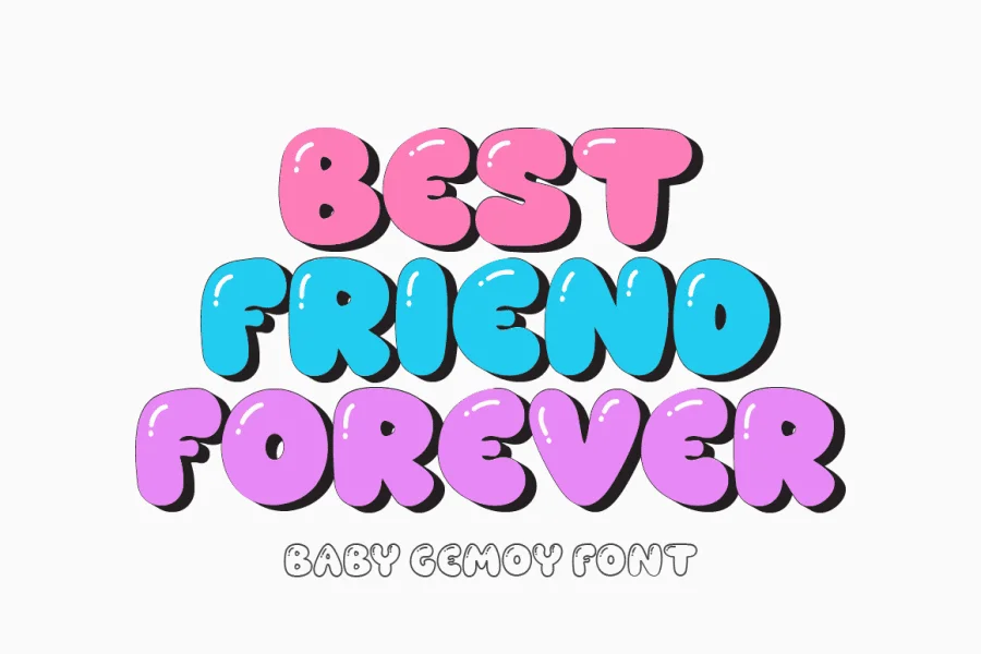 Baby Gemoy Font preview 3
